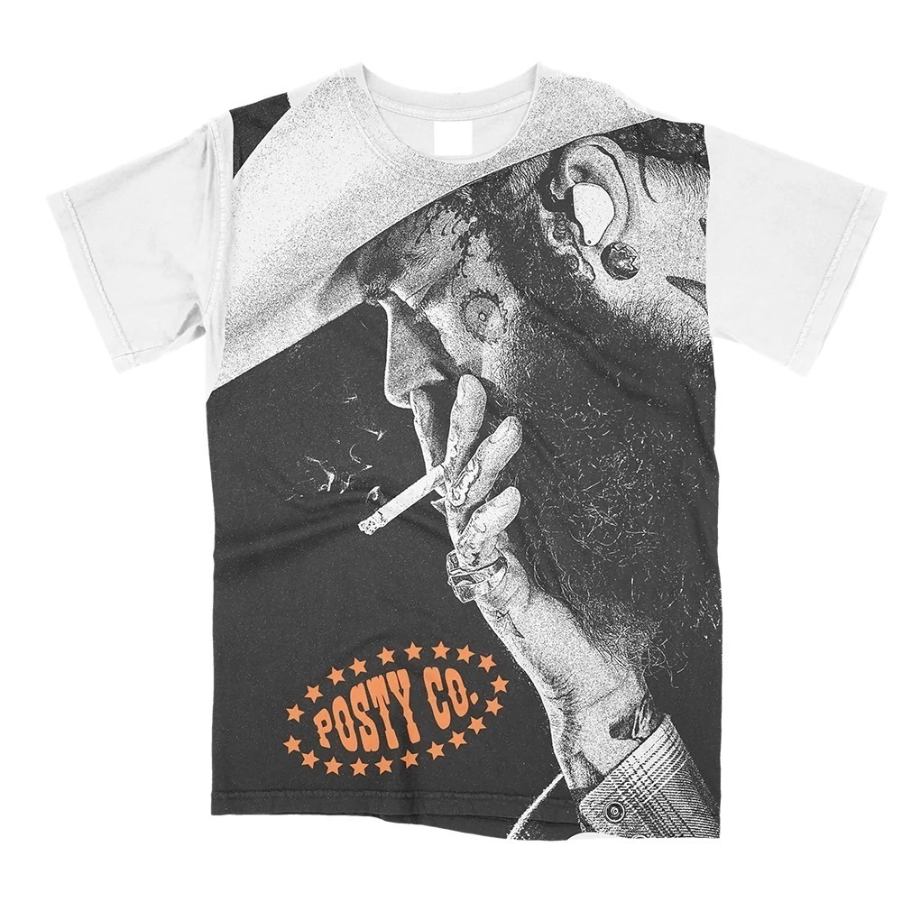 NEW Post Malone Big Ass Stadium Tour 2025 Official Shirt Medium Posty Co Concert